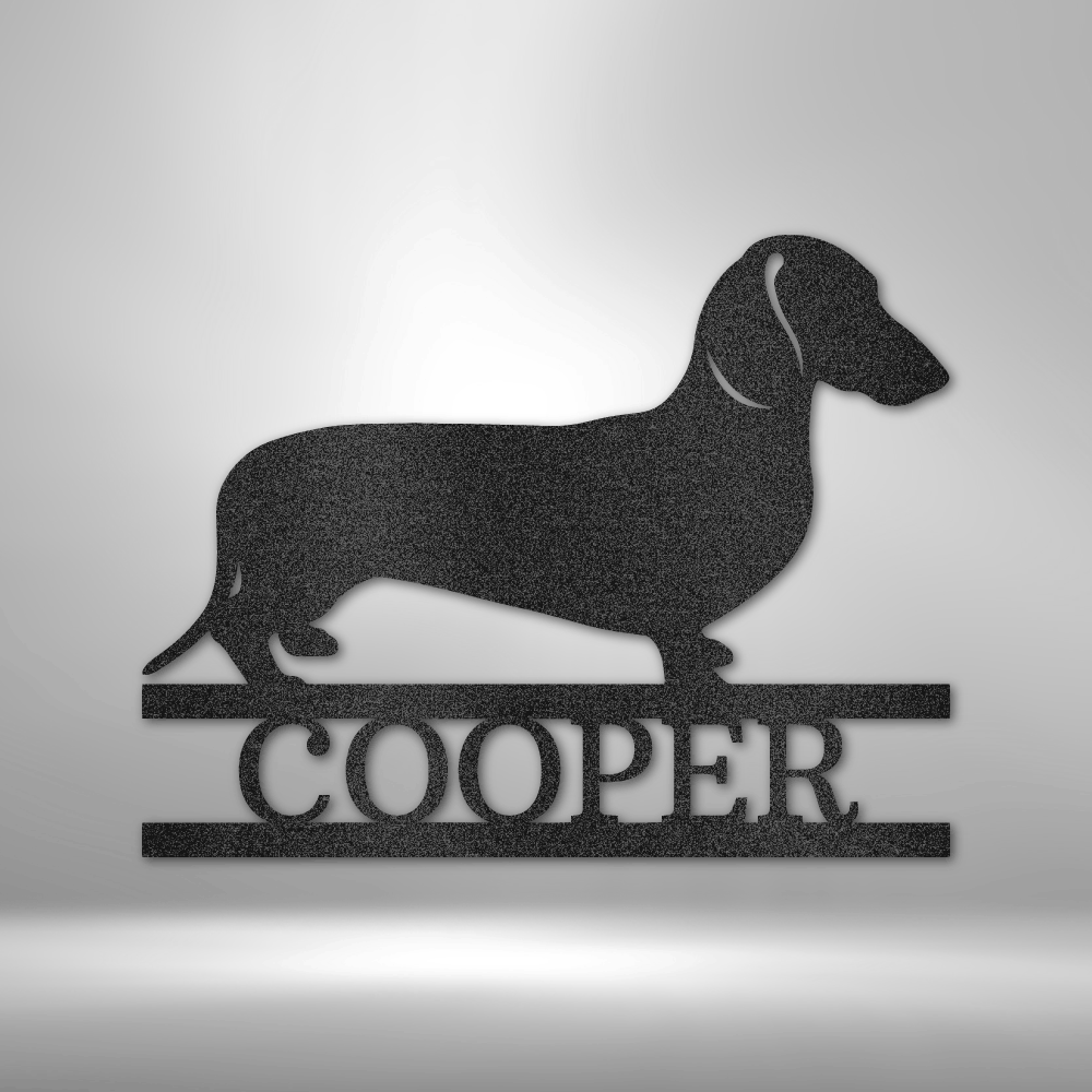Personalized Dachshund Monogram