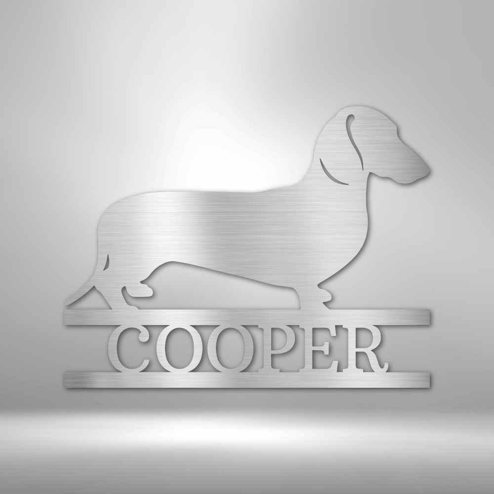 Personalized Dachshund Monogram