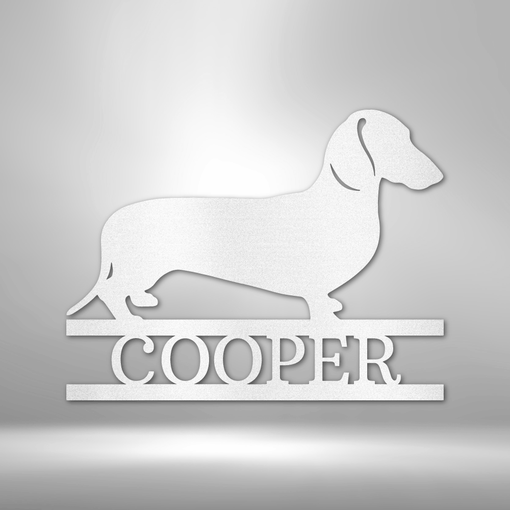 Personalized Dachshund Monogram