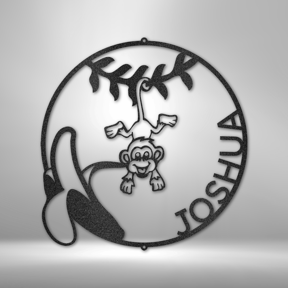 Personalized Monogram - Our Little Monkey Monogram