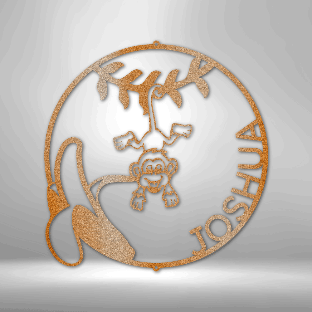 Personalized Monogram - Our Little Monkey Monogram