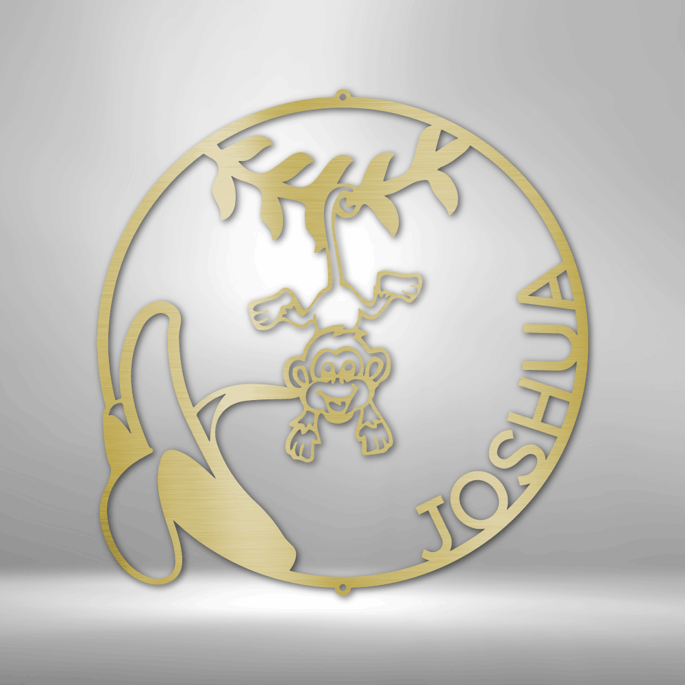 Personalized Monogram - Our Little Monkey Monogram