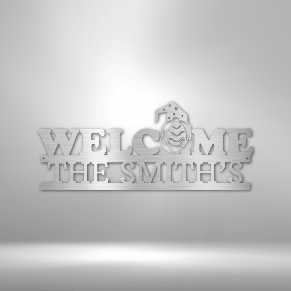 Personalized Monogram - Welcome Gnome Monogram