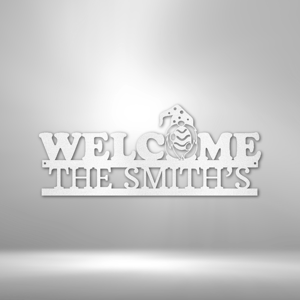 Personalized Monogram - Welcome Gnome Monogram