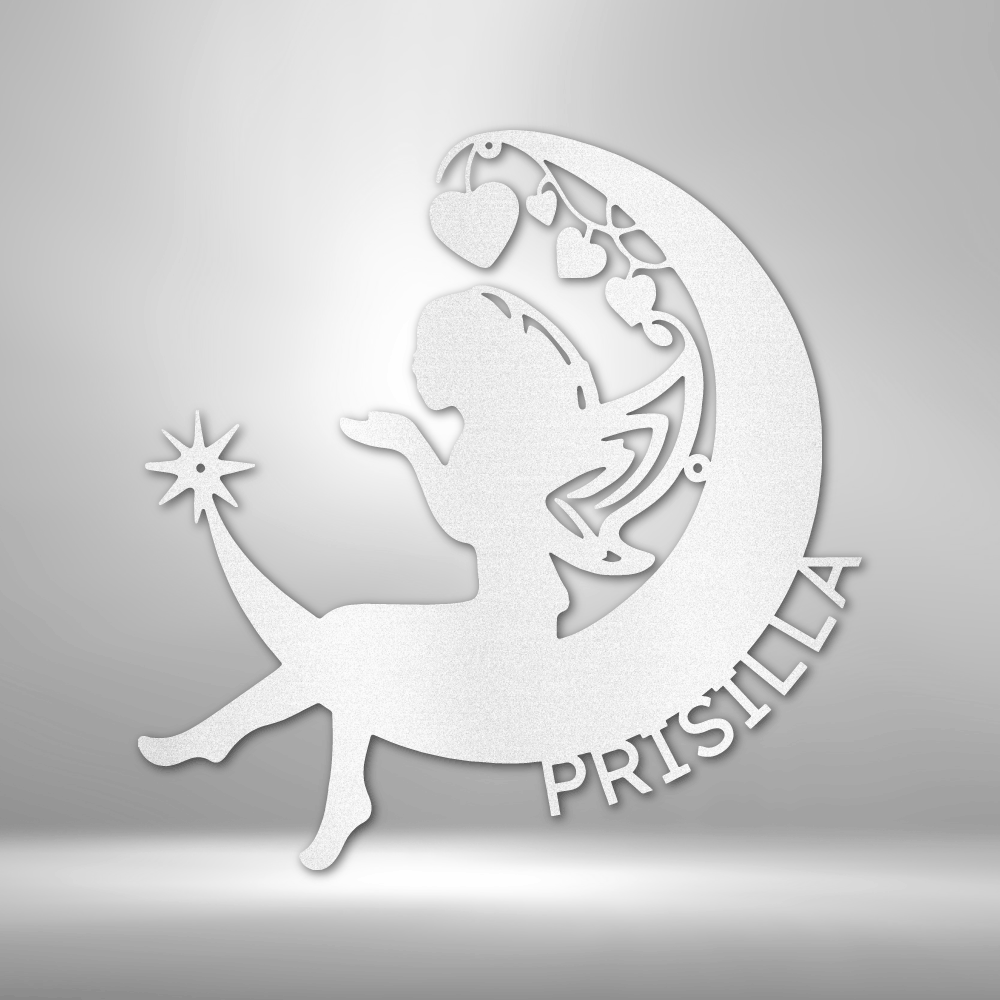 Personalized Monogram - Fairy Moon