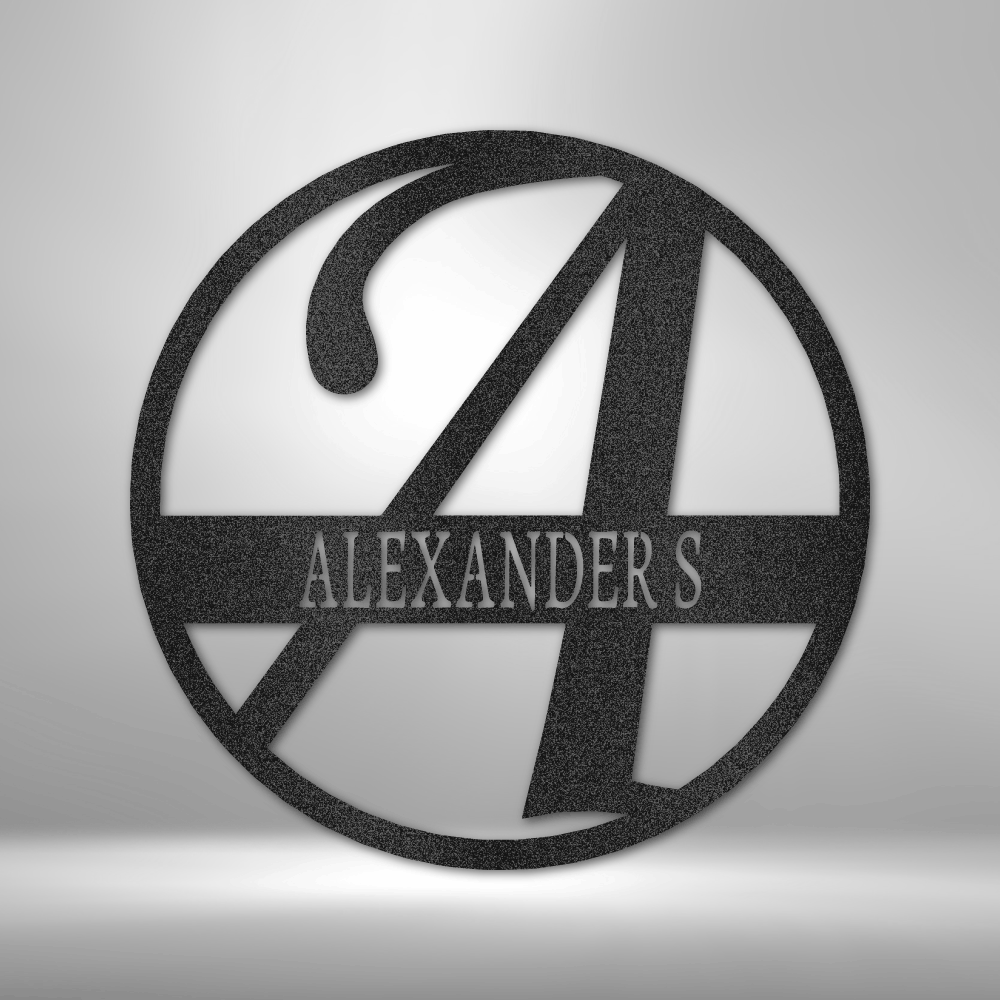 Personalized Monogram - Name and Initial Letter