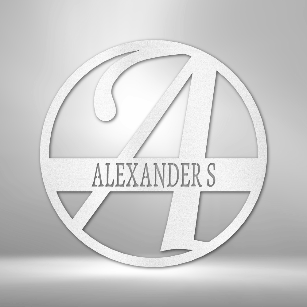 Personalized Monogram - Name and Initial Letter