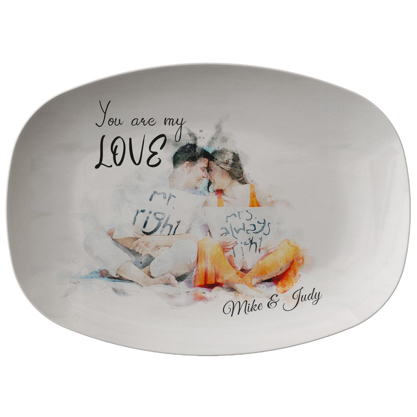 Personalized Serving Platter With Your Photo